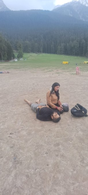 ferozwala's tweet photo. A suspected terror attack has targeted a group of tourists in #Pahalgam, South #Kashmir. 

According to a female eyewitness, the attackers reportedly asked the tourists about their religion &amp; opened fire after learning one was a Hindu. https://t.co/IOAl6YoUWi