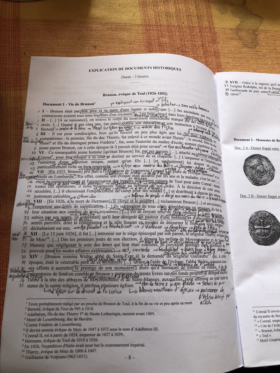 Baptistebenoit's tweet photo. 📝Histoire médiévale sujet #spécialité #ENS 2025 ⏩ Vie de Brunon futur Léon IX et deux deniers #anmil #eglise #reformegregorienne #ENSos merci 🙏 @RNozick_ @Kumogidesu https://t.co/LfshyoHpKr