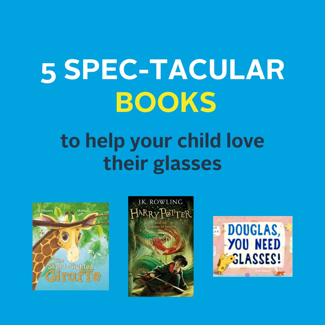 👓✨ Help children feel proud of their glasses with these 5 spec-tacular book picks 📚💙

Fun, magical, and confidence-boosting reads for little ones adjusting to a whole new view of the world.

📖 Read the blog: bit.ly/4lLgCtC  

#ChildrensBooks