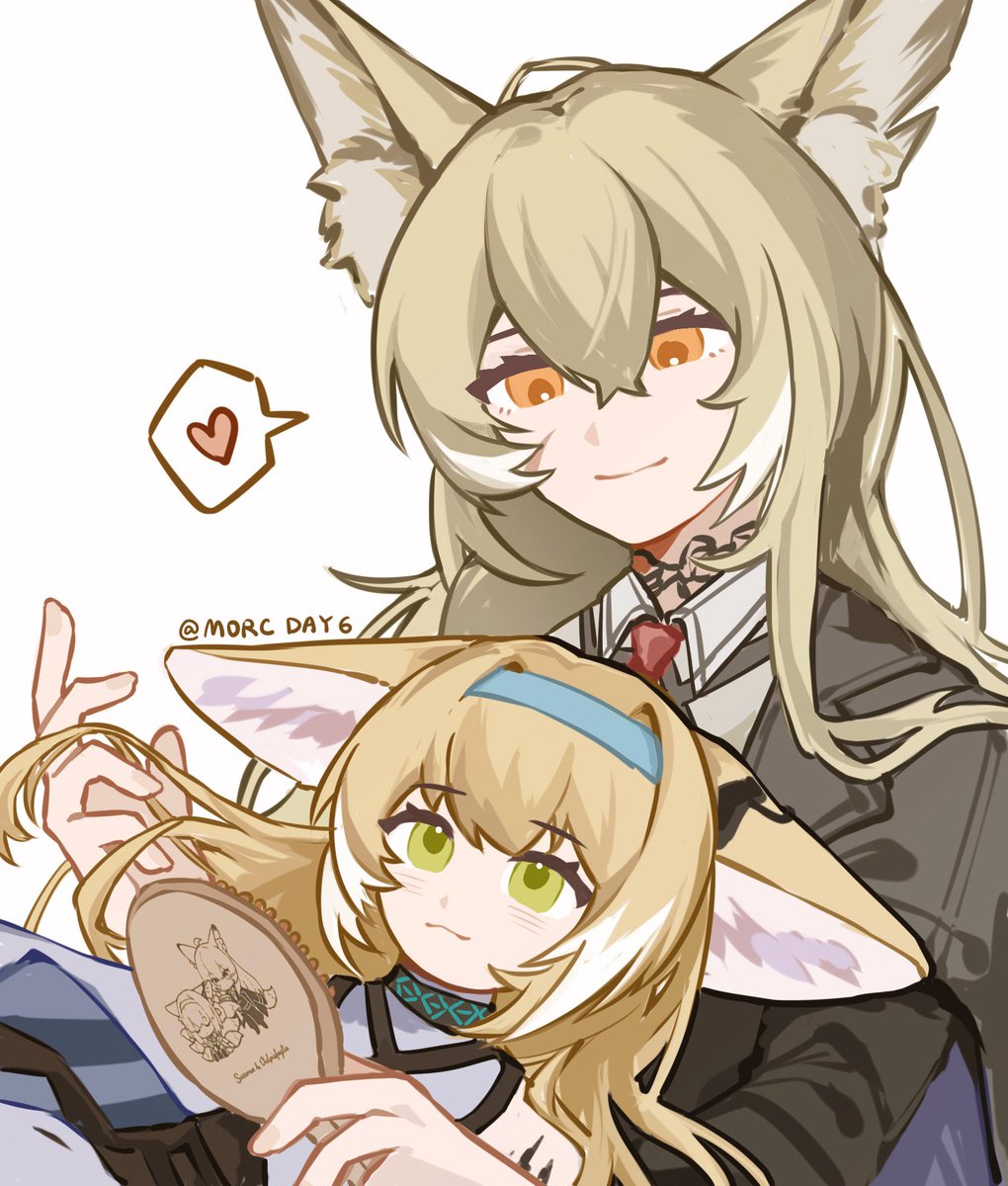 morcccc1's tweet image. #明日方舟 #Arknights #忍冬 #铃兰
🦊❤️
