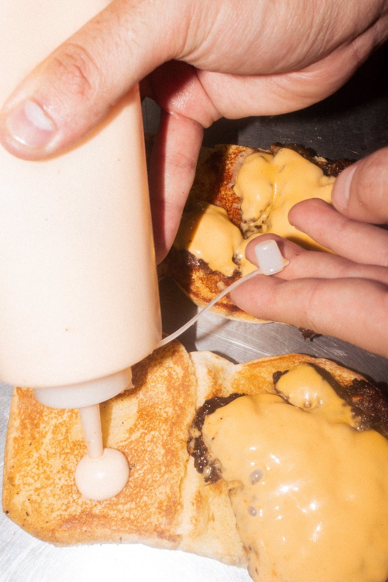 Buns toasted, patties melted, sauce incoming. This is how we build happiness 🍔