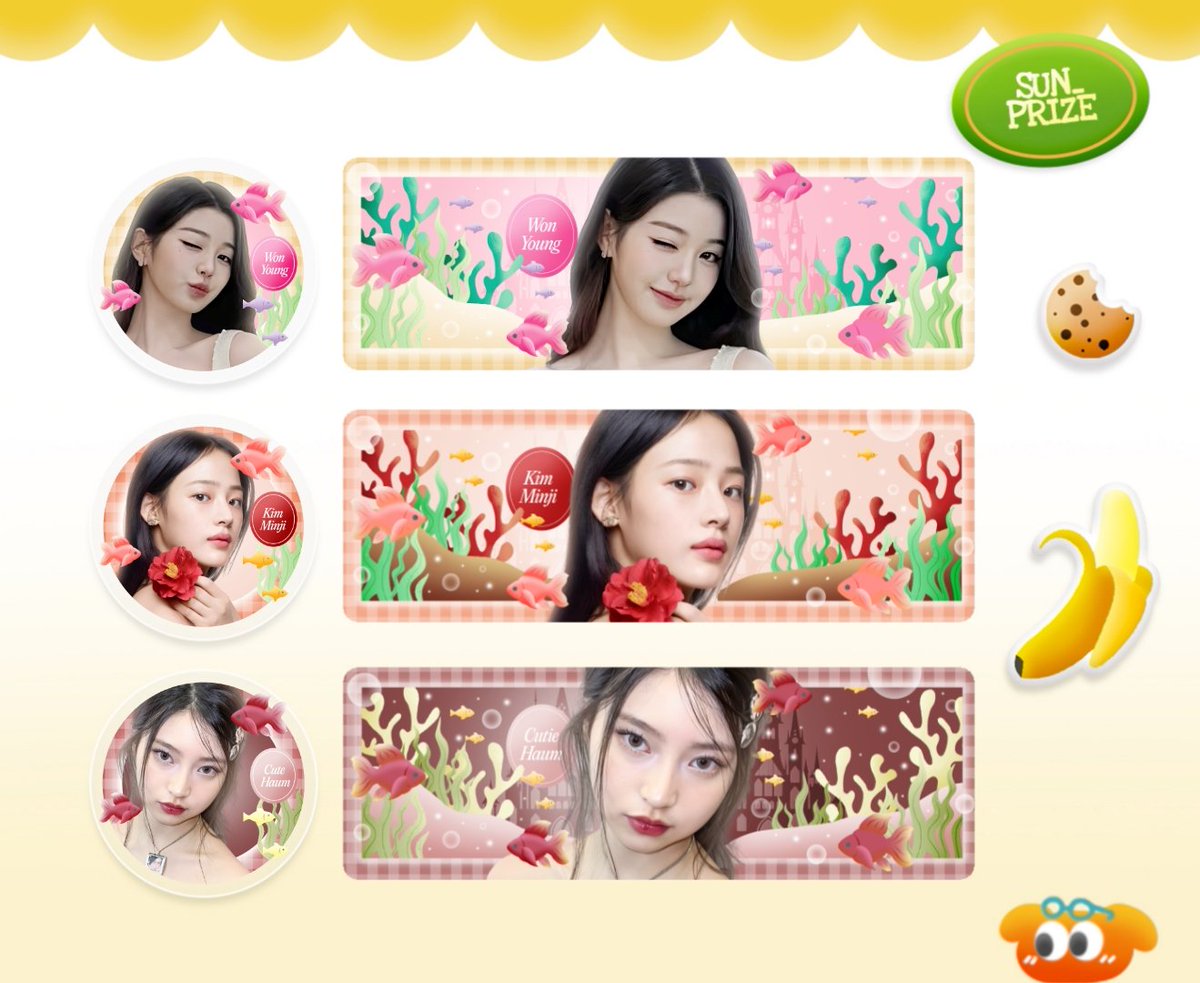 sun_prize's tweet image. Help retweet? Thank you ‼️

Hai, aku punya layout ready stock katalog FISH FISH! bisa di take dengan harga 13k aja ya. Sudah free retext. Bagi yang berminat bisa DM. 

FC : Wonyoung Rei Haum Moka Wonhee Minji Giselle Ningning Sullyoon

#zonauang #zonaba