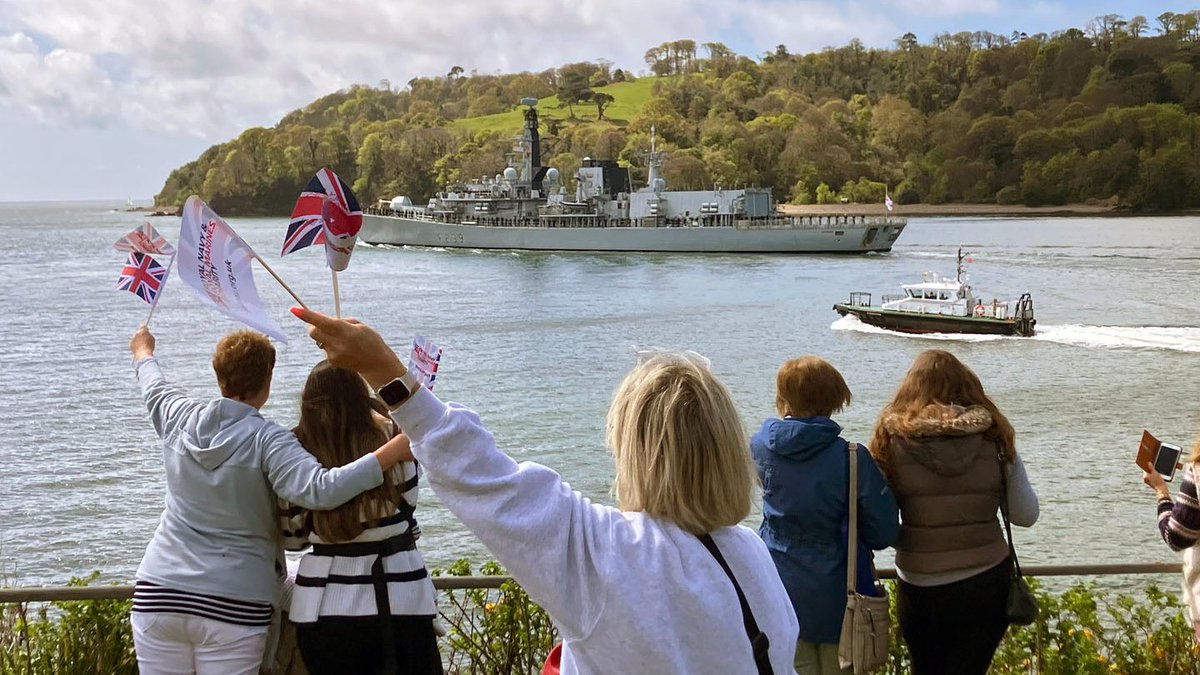 Royal Navy (@royalnavy) on Twitter photo .<a href="/HMS_Richmond/">HMS Richmond</a> departs Plymouth to join UK’s flagship <a href="/HMSPWLS/">HMS Prince of Wales</a> on the Royal Navy’s headline deployment of 2025. #CSG25
🔗royalnavy.mod.uk/news/2025/apri… .<a href="/HMS_Richmond/">HMS Richmond</a> departs Plymouth to join UK’s flagship <a href="/HMSPWLS/">HMS Prince of Wales</a> on the Royal Navy’s headline deployment of 2025. #CSG25
🔗royalnavy.mod.uk/news/2025/apri…