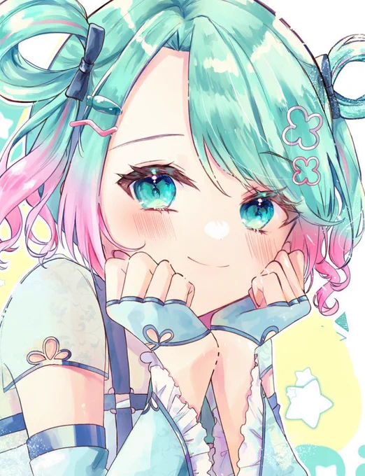 最近のSkeb ですキラキラ輝く可愛い女の子を得意としています!とっても可愛く描かせていただきますのでぜひー!! #Skeb募集中 