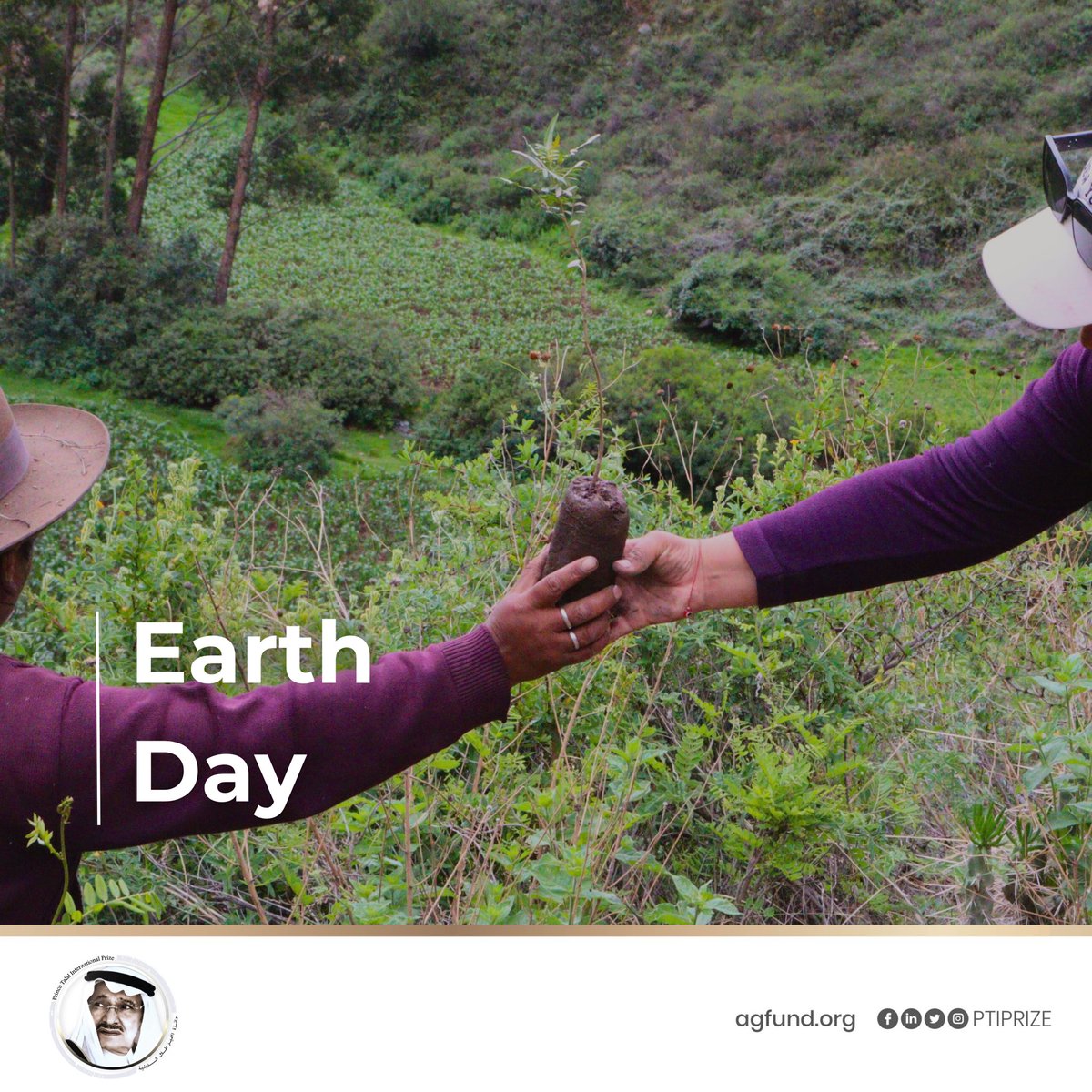 On #EarthDay, the #Prince_Talal_International_Prize reaffirms its commitment to supporting projects that promote sustainable development, balancing human well-being with environmental protection. We are always dedicated to honoring initiatives that create lasting environmental