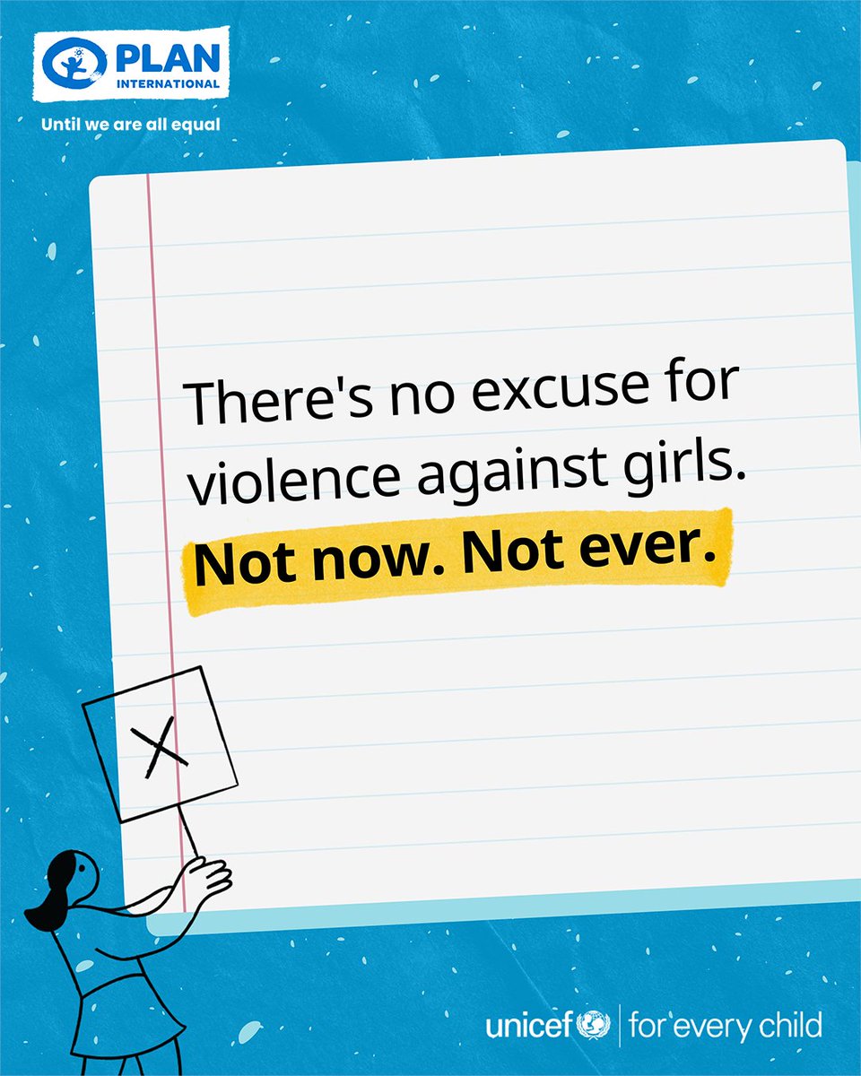 PlanGlobal's tweet image. Girls’ rights are universal. Regardless of where a girl is born or lives, she should be safe, free from abuse, and be able to fully realise her rights 💪