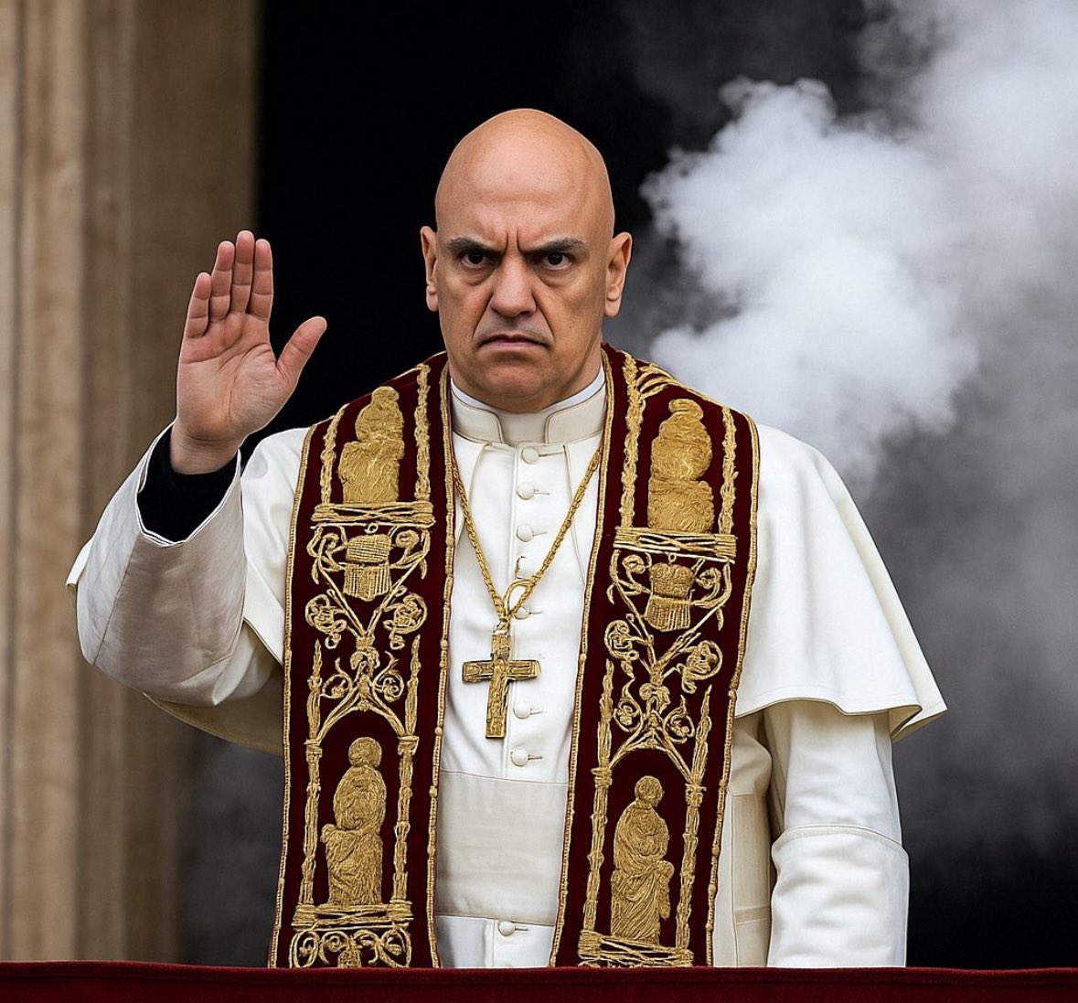 Em nome do a-lei-xandre,
acalmem-se.!!!
Haverá finalmente um CONCLAVE.
Já está a caminho...