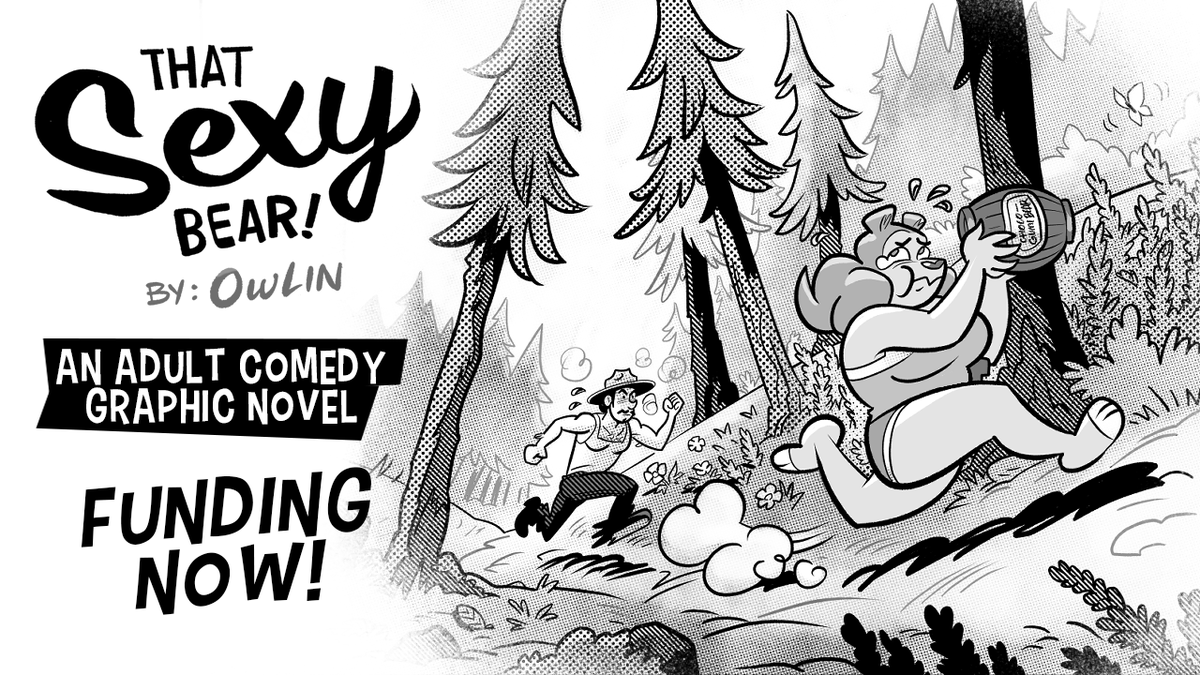 ButtOven's tweet photo. Happy Earth day! I’ve got a Kickstarter for a new raucous ecofable comic book about a bear! Free shipping anywhere for the first hour! https://t.co/oJCt8sta7F https://t.co/GCFYMRtzSZ