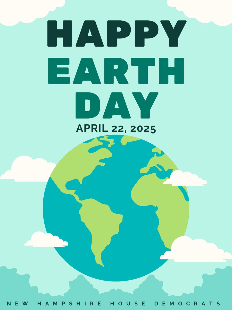 🌍 Happy Earth Day!

We’re committed to protecting our environment, fighting climate change, and building a more sustainable world for future generations. #EarthDay2025 #NHPolitics 🌱💙