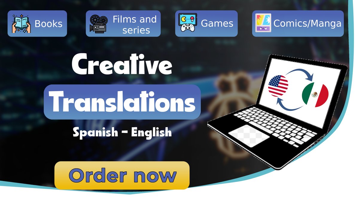 DanielBeltranS2's tweet image. Check out my Gig on Fiverr: manually translate english to spanish for creative and literary works 

@fiverr @PromoFiverrGigs @FiverrgigFiverr 

#FiverrGig #freelancer #translationservice

fiverr.com/s/424N23d