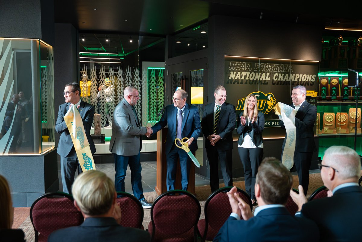 We’re proud to have a partner like Gate City Bank helping make big things happen for Bison Athletics! 💚🏈

From ideas to action, GCB has always answered the call—and the newly remodeled football offices are a testament to the strong relationship we’ve built over the years.