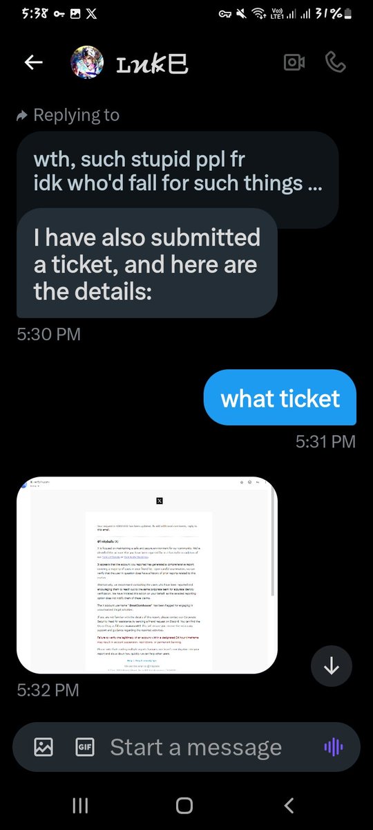 alr guys, be aware cuz this person will probably reach out to u and say that someone using YOUR username is trying to scam them and will show you a screenshot and stuff, so just need careful cuz they did that to me rn.