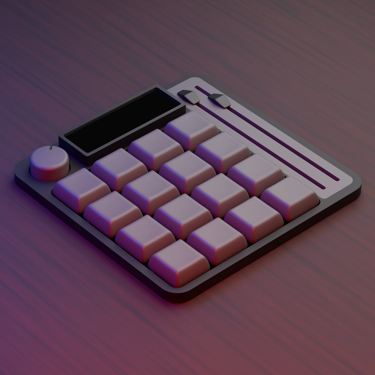 rickus_23's tweet image. #BlenderArt #3DArt #MacroPad #TechDesign #MinimalDesign #DigitalArt #3DModeling #CreativeTech #ProductivityTools