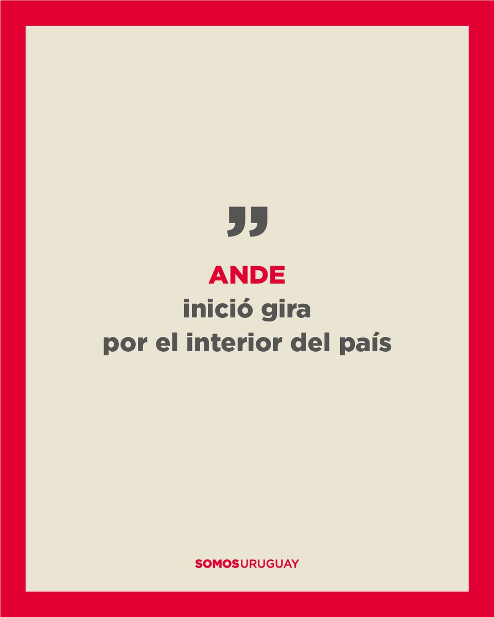 ANDE inició gira por el interior del país

NOTA COMPLETA: lnkd.in/d-PZPkGK