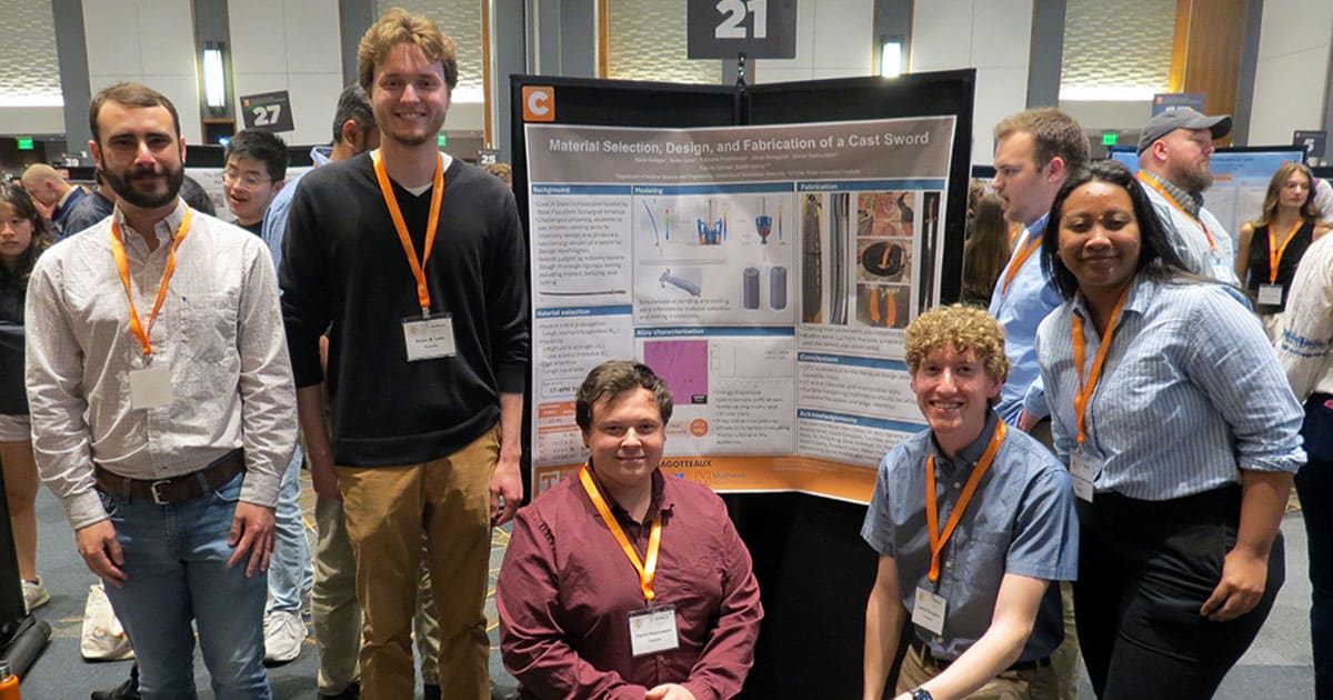 Congratulations to the 21 incredible MSE #EngineeringVols for representing UT at this spring’s Exhibition of Undergraduate Research and Creative Achievement (EUReCA) Poster Competition! Read about all our representatives below! 👇

🔗 bit.ly/3YKWPQX