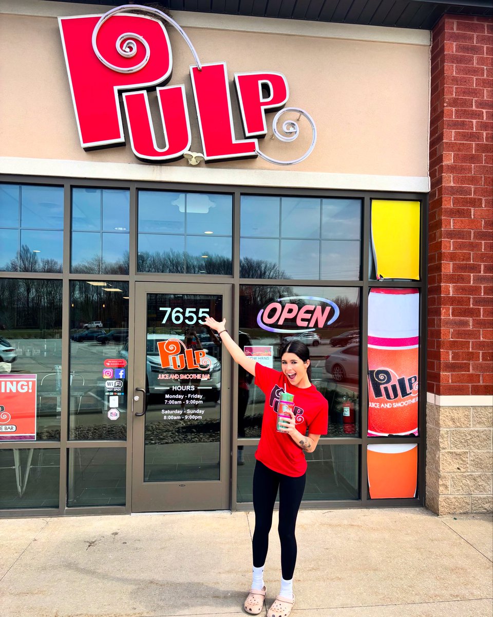 PulpConcord's tweet photo. Celebrating Earth Day with this reusable Pulp Tumbler! Get yours the next time you stop in. 🍊🌎 https://t.co/gbzLtzpdKk