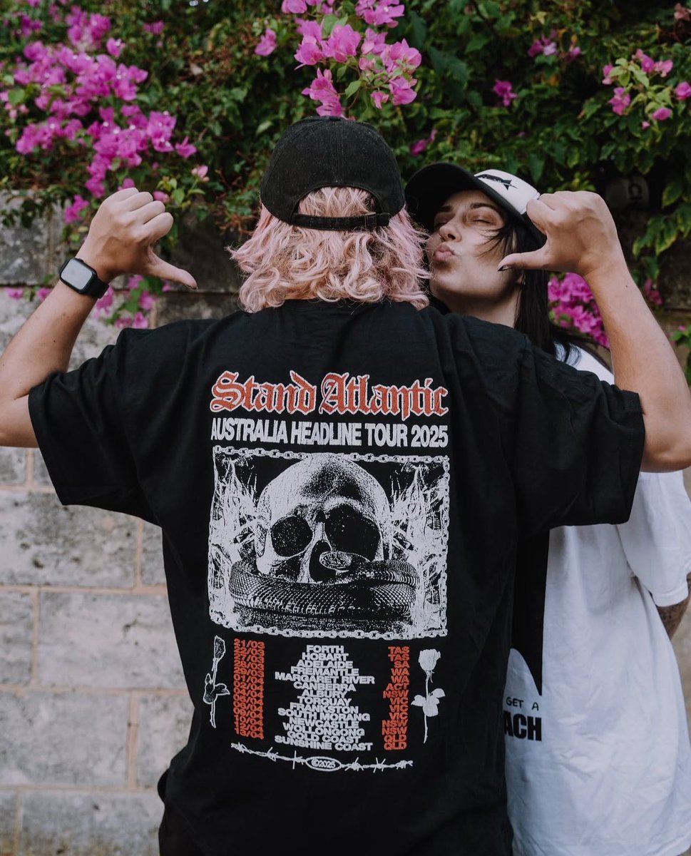 tour tee design for <a href="/standatlantic/">stand atlantic</a>’s recent australia headliner 🐍