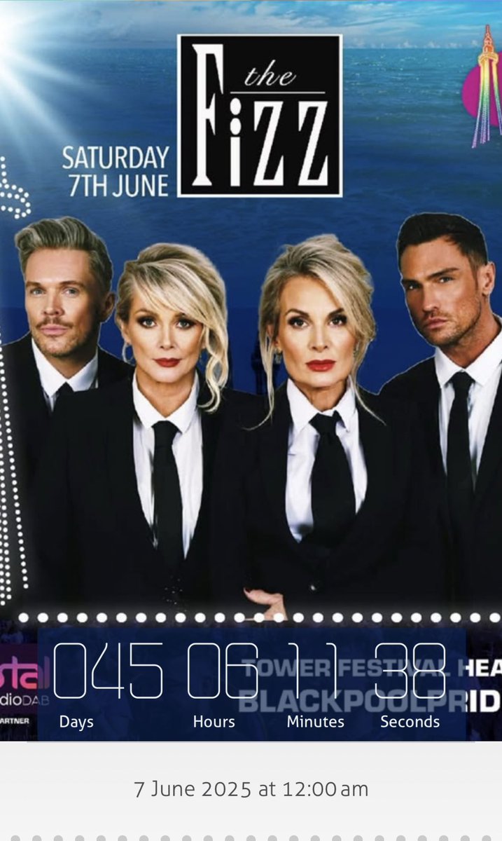 Martin Youldon (@martin_youldon) on Twitter photo 45 days & counting to seeing Bucks Fizz at Blackpool PRIDE. 🧑🏻🦳👱🏼♀️👩🏼👦🏻<a href="/Cherylbaker/">Cheryl Baker 💙</a> <a href="/JayAstonC/">Jay Aston</a> <a href="/NikkMager/">Nikk Mager</a> #MatthewJamesPateman <a href="/TheFizzCMJ/">TheFizzOfficial</a> 45 days & counting to seeing Bucks Fizz at Blackpool PRIDE. 🧑🏻🦳👱🏼♀️👩🏼👦🏻<a href="/Cherylbaker/">Cheryl Baker 💙</a> <a href="/JayAstonC/">Jay Aston</a> <a href="/NikkMager/">Nikk Mager</a> #MatthewJamesPateman <a href="/TheFizzCMJ/">TheFizzOfficial</a>