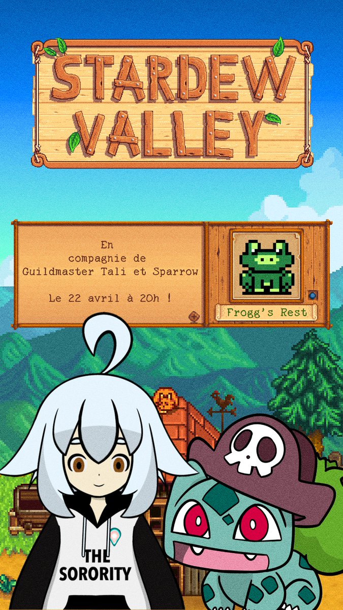 Sparrow_adp's tweet image. On ce retrouve ce soir avec @GuildmasterTali 

Crédit pour le p&apos;tit bubli : @Erminael