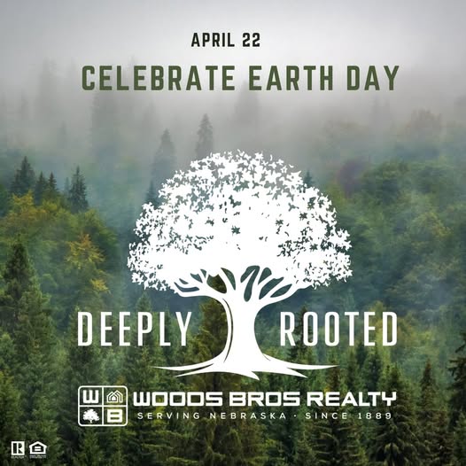 Celebrate Earth Day. 🌎️

#woodsbrosrealty #woodsbros #wbr #earthday2025 #lincolnrealestate #nebraskarealestate #deeplyrooted