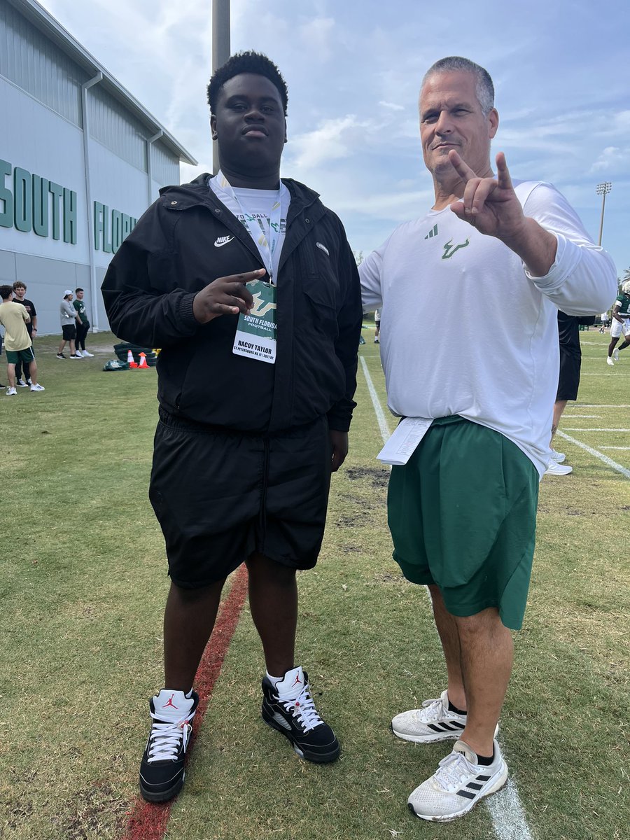 Blessed to be here today <a href="/USFFootball/">USF Football</a> <a href="/ToddOrlandoUSF/">Coach Todd Orlando</a> <a href="/CoachRod727/">BigRod</a> <a href="/Bulls_247/">Sean Havens</a> <a href="/ELevy_USF/">Ephi Levy</a> _