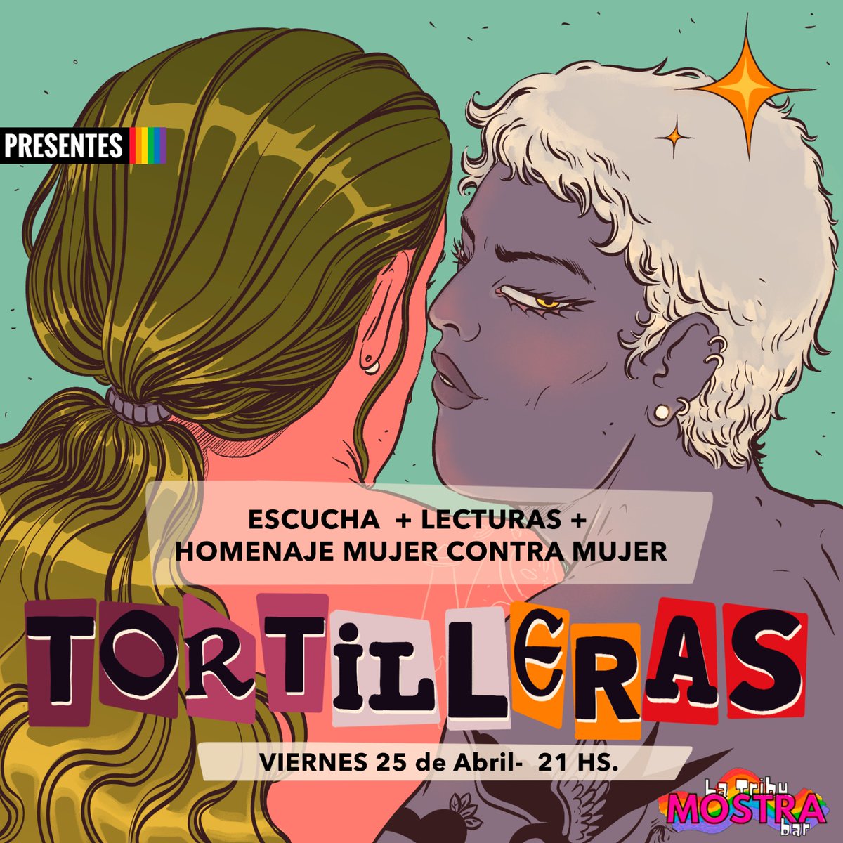 🍰📣 Llegamos al último capítulo de esta primer temporada de 'Tortilleras: una memoria lesbiana', nuestro 1er podcast 📻
Y lo celebramos como merecemos: Todas juntas, todas lesbianas. 
🇦🇷Este viernes 25 nos vemos en La Tribu Mostra con un eventazo:
instagram.com/p/DImCeqLRBKt/…