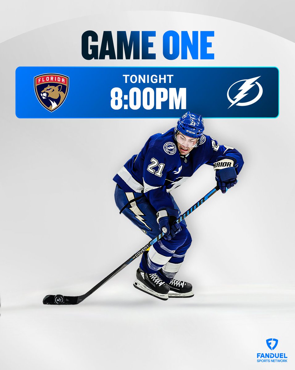 IT'S TIME!! ⚡⚡

Lightning Live pregame coverage comes your way at 8:00 on FanDuel Sports Network.

#GoBolts