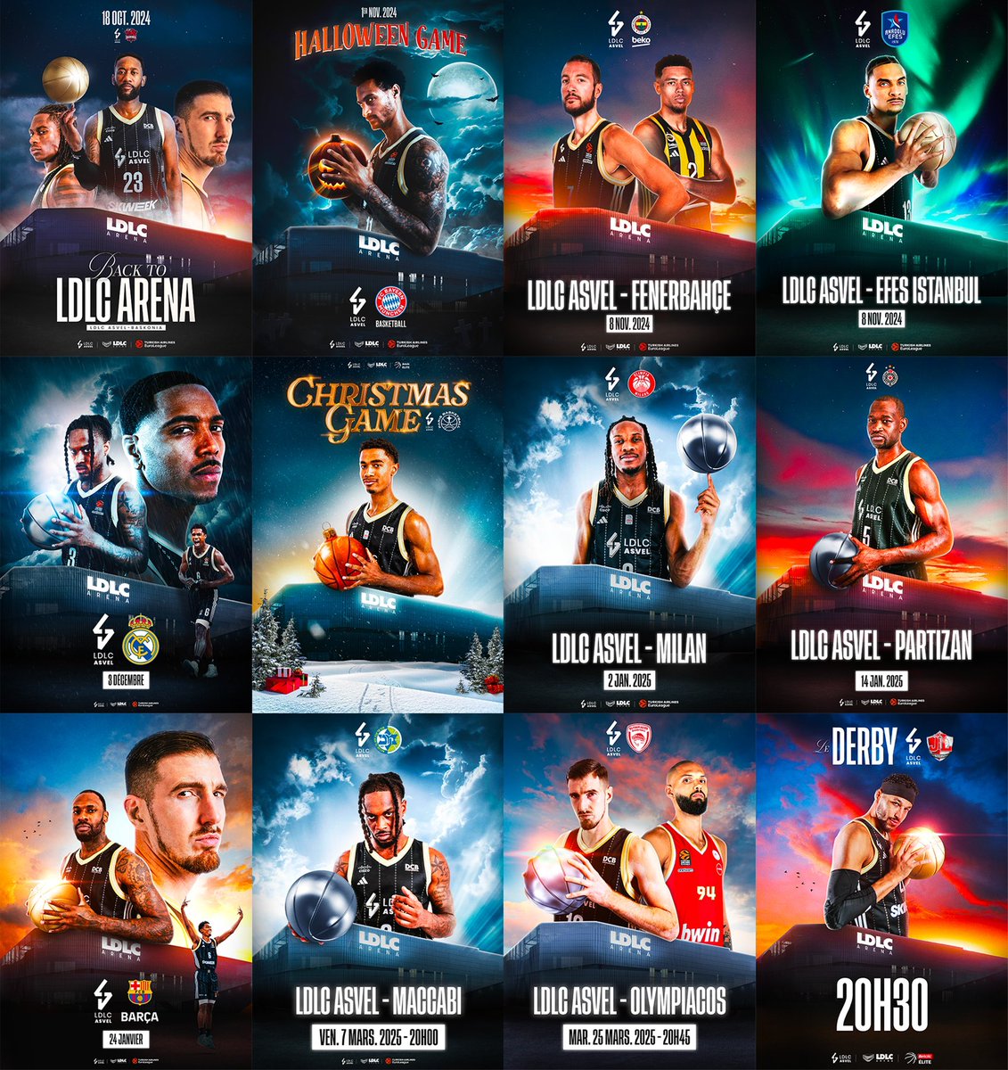 12/12 visuels pour <a href="/LDLCASVEL/">LDLC ASVEL</a> <a href="/LDLC_Arena/">LDLC Arena</a> ✅