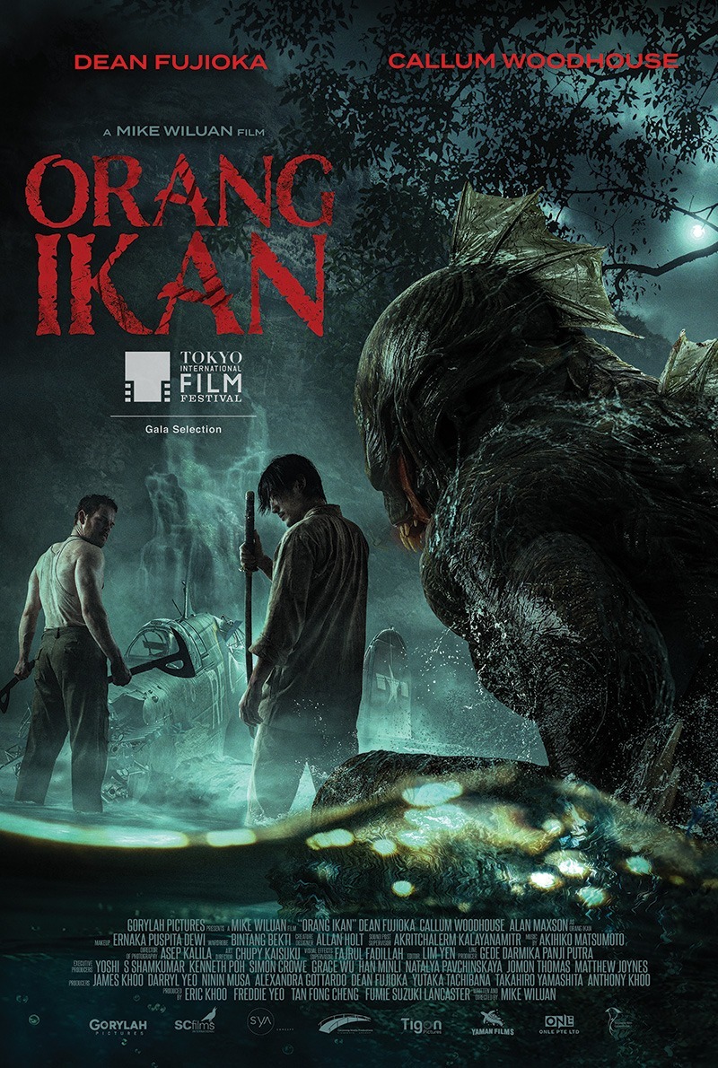 BDisgusting's tweet photo. ORANG IKAN, an international monster movie inspired by Creature from the Black Lagoon, has been acquired for release by Shudder.

Set in 1942, a Japanese soldier &amp; a British POW are stranded on an island, and soon discover that they are being hunted by a mythological creature. https://t.co/dCWuXGzgCY