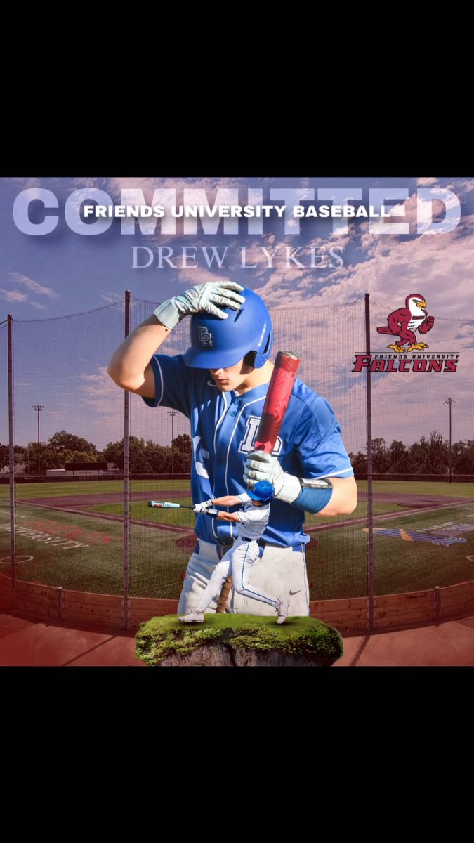 Drew Lykes (@drew_lykes) on Twitter photo Excited to announce that I am furthering my academic and athletic career at Friends University! #TalonsUp
<a href="/FriendsFalcons/">𝗙𝗥𝗜𝗘𝗡𝗗𝗦 𝗙𝗔𝗟𝗖𝗢𝗡𝗦</a> <a href="/AntlerBaseball/">Deer Creek Baseball</a> <a href="/coachfrady15/">Kevin Frady</a> Excited to announce that I am furthering my academic and athletic career at Friends University! #TalonsUp
<a href="/FriendsFalcons/">𝗙𝗥𝗜𝗘𝗡𝗗𝗦 𝗙𝗔𝗟𝗖𝗢𝗡𝗦</a> <a href="/AntlerBaseball/">Deer Creek Baseball</a> <a href="/coachfrady15/">Kevin Frady</a>