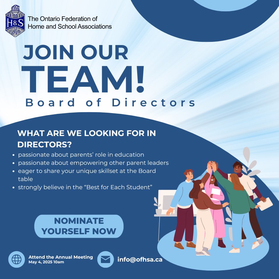 Would you like to join the OFHSA Board of Directors? Fill out the nomination form forms.gle/W7XMxDBAJhUMsT…