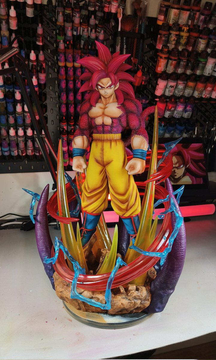✨Goku SSJ4 Daima✨

Impreso en 3D y pintado a mano🖌️.

📏Escala 1/6

Ya que Twitter no ayuda, puedes apoyar mi trabajo con ♥️🔄!