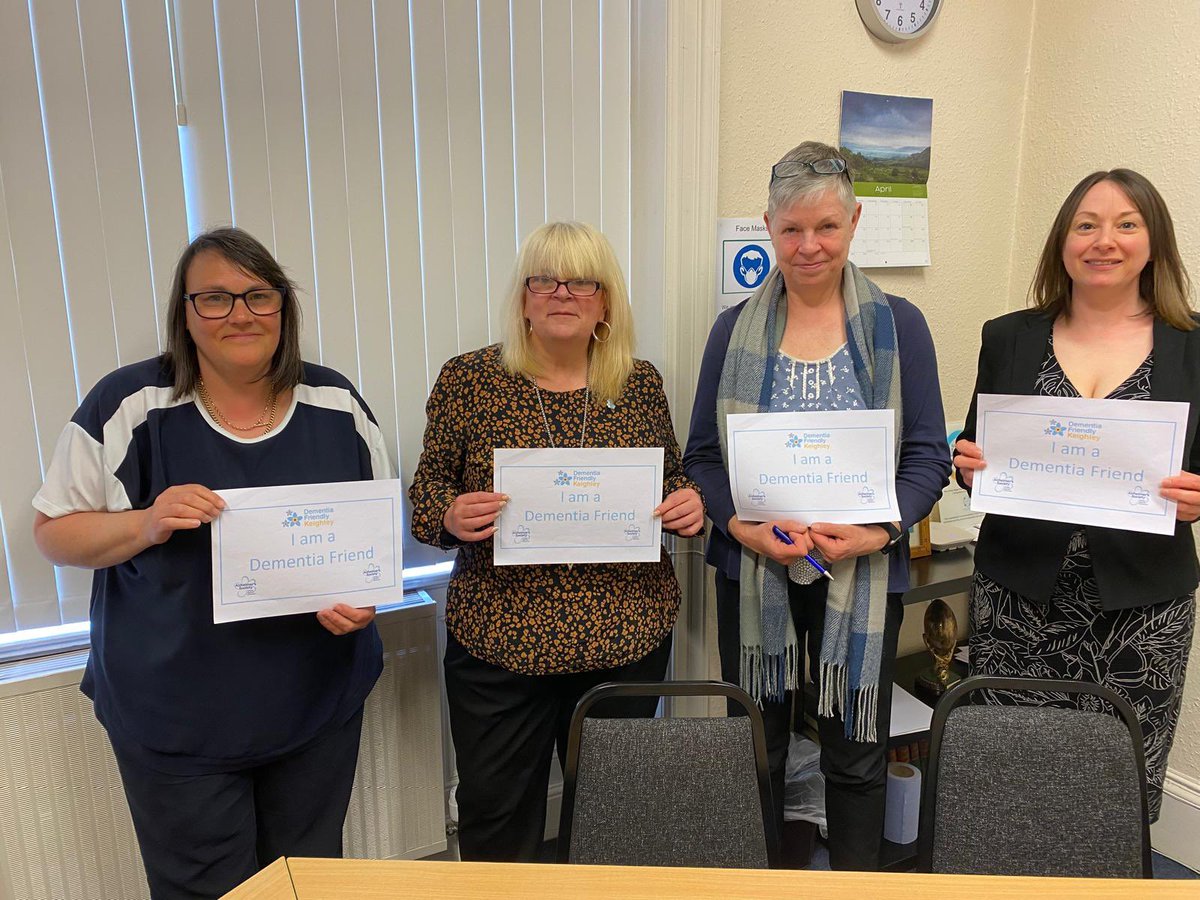 Last week DFK delivered two #Dementia Awareness sessions. One took place at the Denholme Youth Cafe and the other at Stirk Lambert &amp; Co. Raising awareness in the community makes it more inclusive and supportive for people living with dementia. Book yours now call 01535 602529