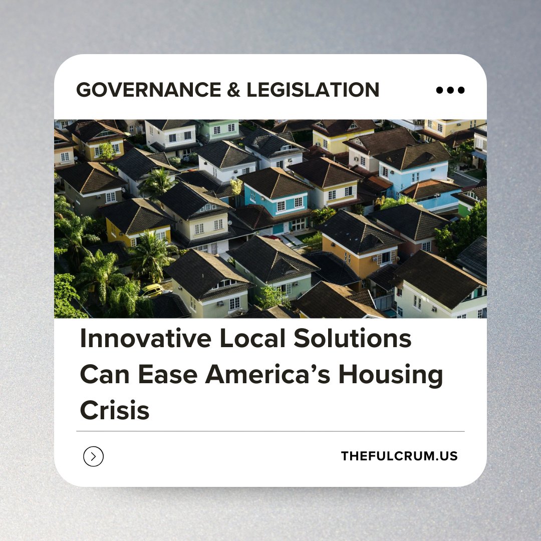 Across the country, families are prevented from accessing safe, stable, affordable housing—not by accident, but by design.

Read more: loom.ly/sY78vXc

#thefulcrum #citizenconnect