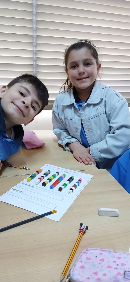 baltaji_rawan's tweet image. Grade 2 learners brought multiplication to life by constructing towers with blocks after mastering multiplying by 10! ✨
#FunWithMath #Grade2Adventures
@FawziehHn
@MakAishaSchool