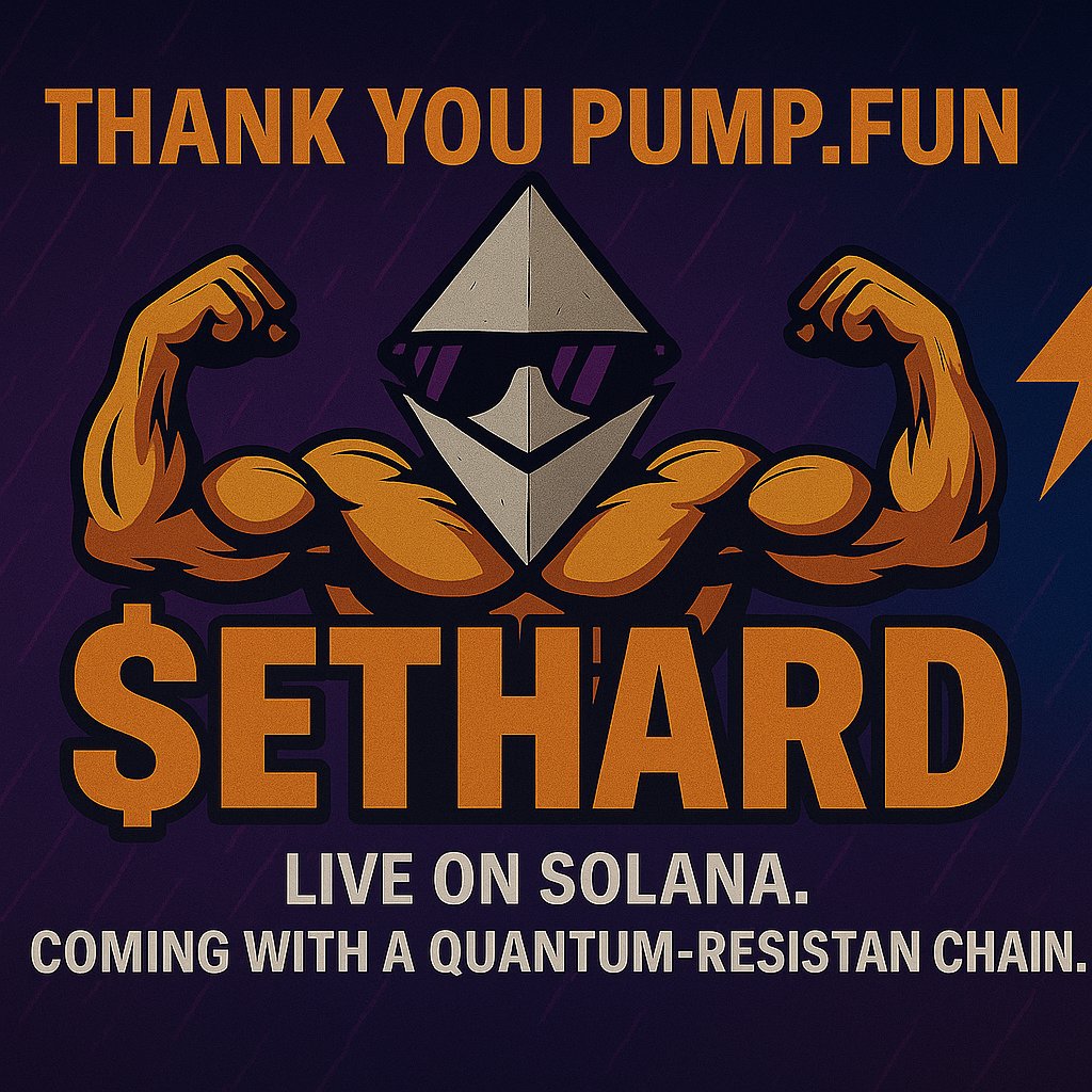 Okada_DeFi0x's tweet photo. 🚀 INTRODUCING NEW GEM: $ETHARD – 1000x Potential! 👈🔥

I’m selling my $SHIB to ape into $ETHARD — and here's why:

👉 It's a quantum-resistant project launching on a quantum-resistant chain later this year.
👉 Currently live on Solana, and already building strong momentum.

💎 Don't fade it — follow, buy & HODL $ETHARD.
We're not just going to the moon — we’re going beyond! 🌕

Contract: 3FHEdFLXKHESjLQ1DYhYCsWA4jzrNBVrQXQ5DwMYpump

🔹 Buy now: https://t.co/6IqR8X1Zeq

@EthHardCoin

👇 Official Links: 
🔹 Website: https://t.co/VI7QIO0ct8
🔹 Buy now: https://t.co/6IqR8X1Zeq
🔹 Twitter: https://t.co/8AAqJL61m4
🔹 Telegram: https://t.co/4sxq5r0IG8
🔹 CMC: https://t.co/wVKiltU1XO

#ETHARD #Solana #CryptoGems #QuantumResistant