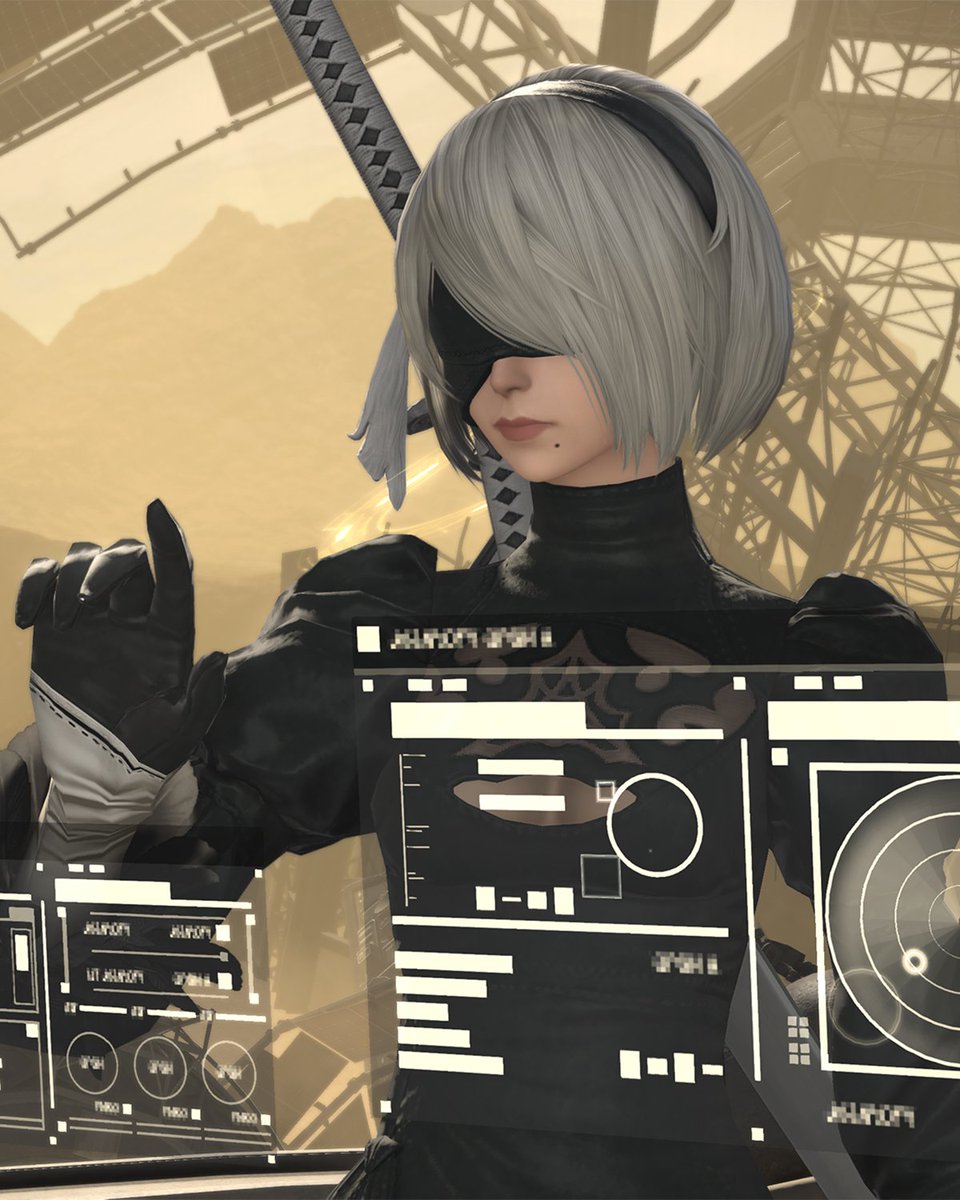 Celebrating 15 years of <a href="/NieRGame/">NieR Series</a> by remembering the time 2B joined us in #FFXIV.