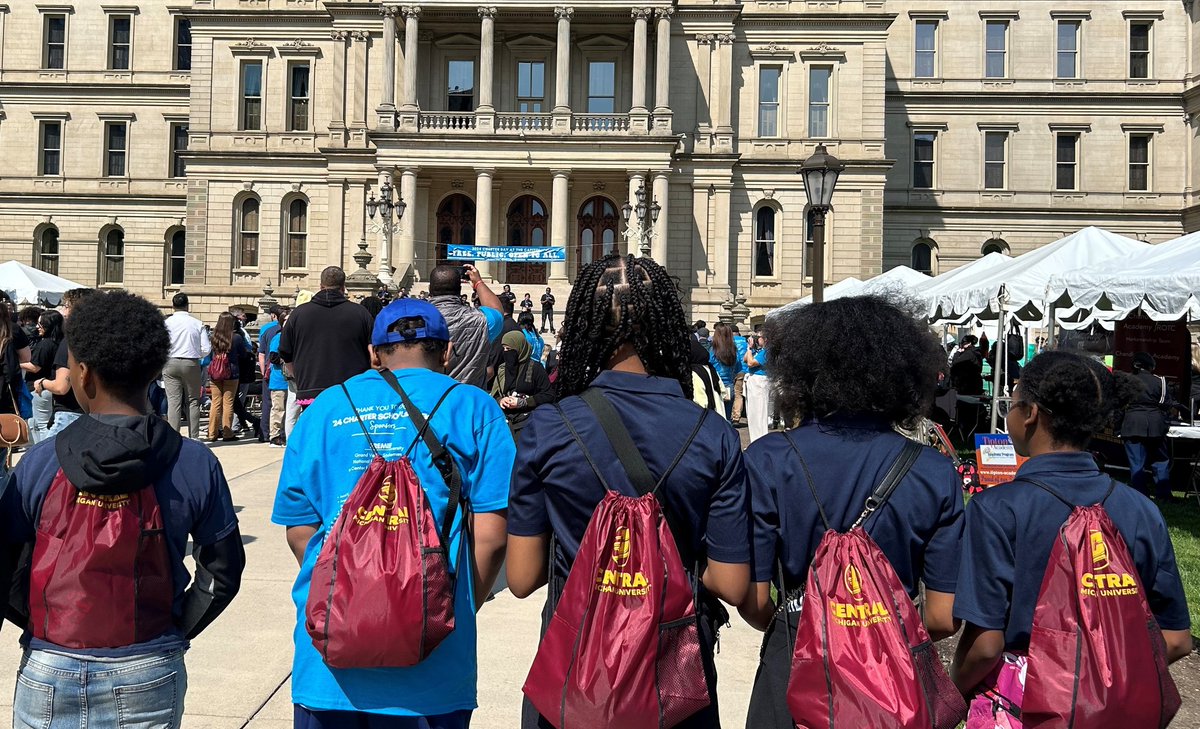 CMUCharters (@cmucharters) on Twitter photo Don't miss this year's Charter Day at the Capitol! Join <a href="/MICharters/">MI Charters</a> on May 6 in Lansing to celebrate Michigan charter schools. Learn more at bit.ly/3YURfsu. Don't miss this year's Charter Day at the Capitol! Join <a href="/MICharters/">MI Charters</a> on May 6 in Lansing to celebrate Michigan charter schools. Learn more at bit.ly/3YURfsu.