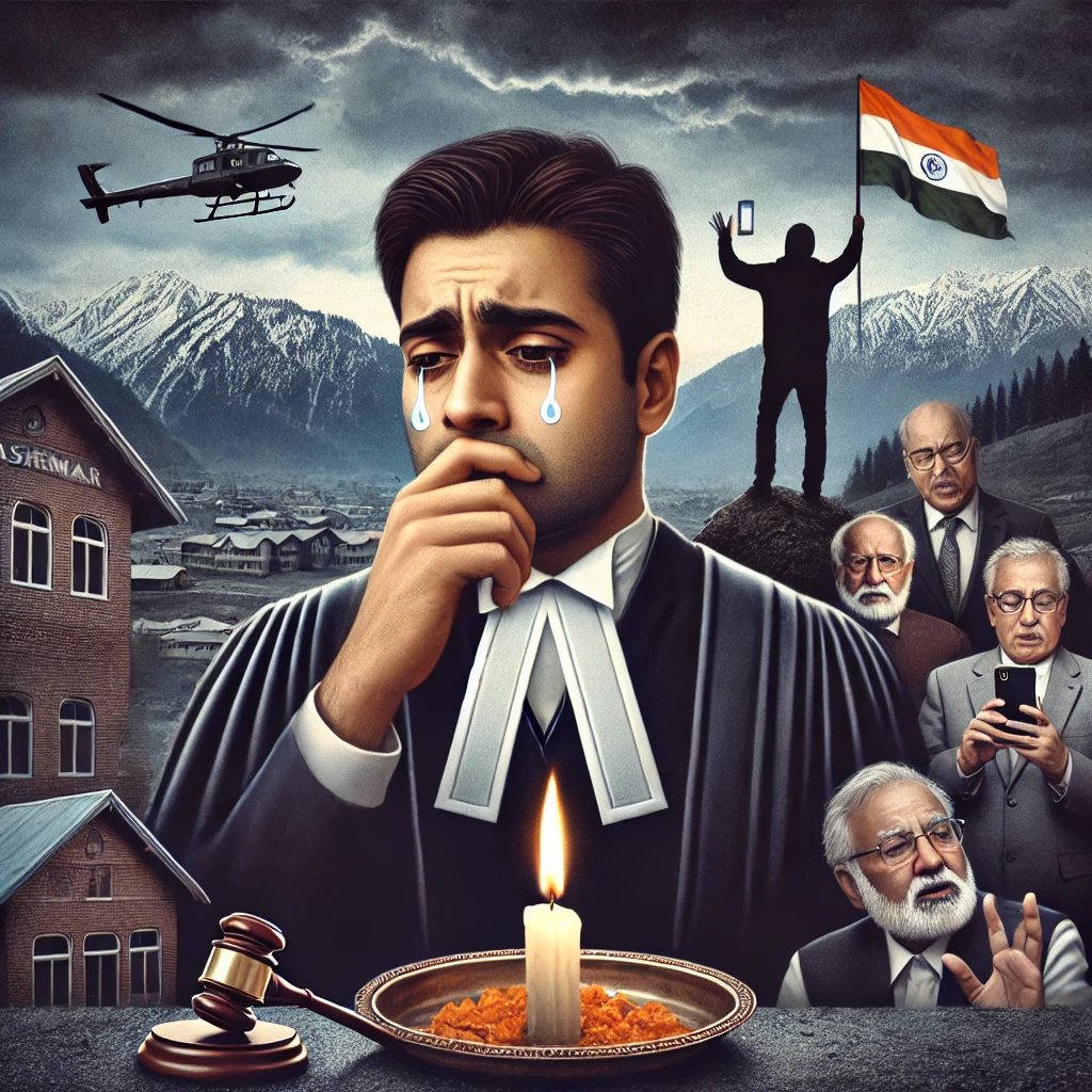AdvocateAnand15's tweet photo. The horrific terror attack in Pahalgam has shaken the nation. Sadly, some political figures are using this tragedy to serve their own agendas through social media posts. Humanity is bleeding. It's time to rise above politics and stand united for justice and peace.#KashmirAttack https://t.co/v66e4ZChSN