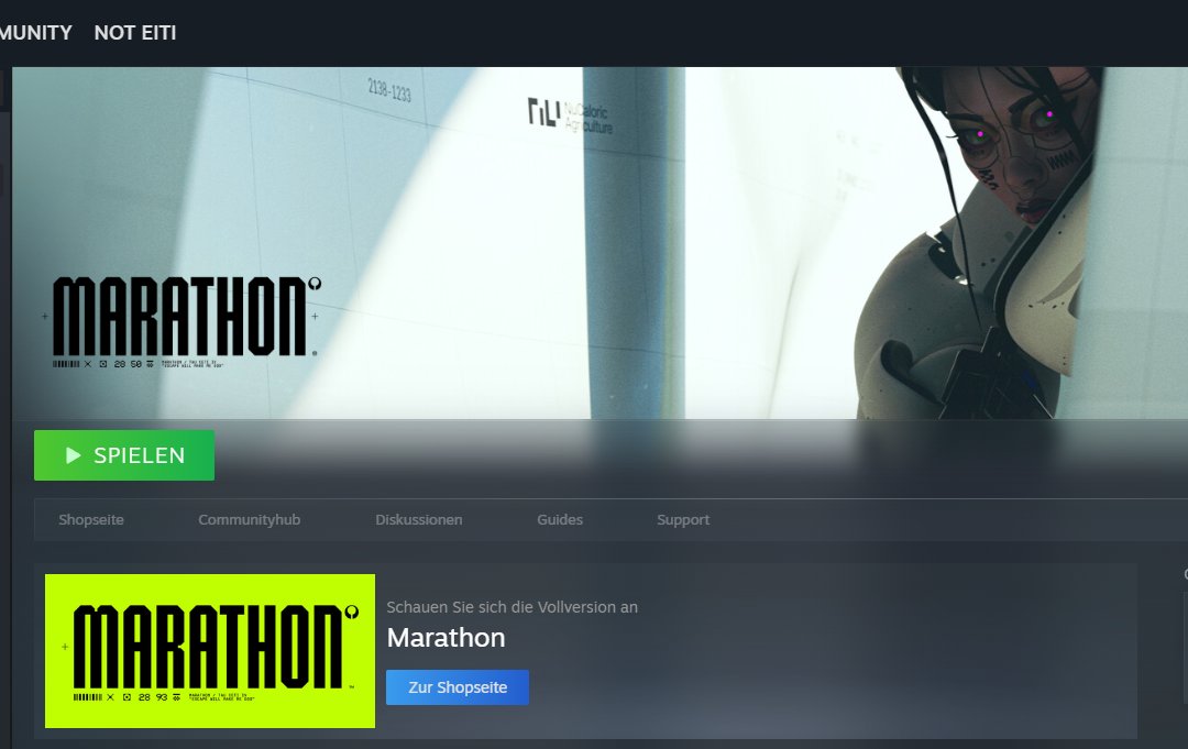 Hab Zugriff zur Marathon-Closed-Alpha. Maybe Marathon-Stream und blamieren, dass ich scheiße bin in allem was mit PvP zutun hat?
