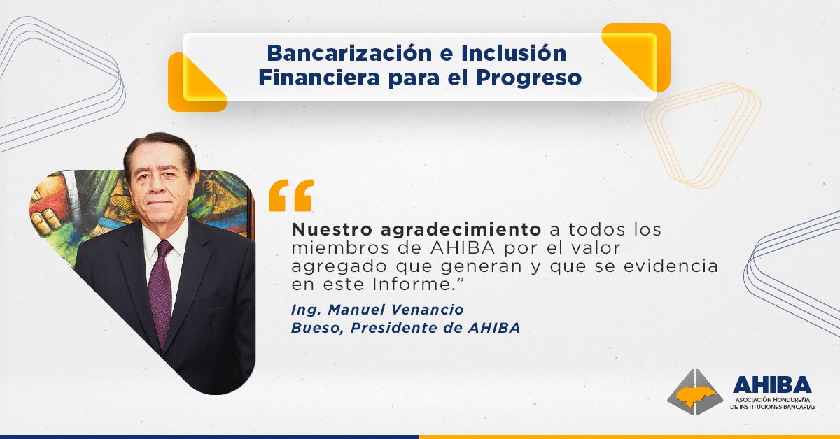 Los logros de AHIBA para el 2024 demuestran con hechos el compromiso de la banca con el país. ​

“Confirmando, como Sistema Bancario, nuestro rol como Puente y Motor del Progreso de Honduras para el Bienestar de los Hondureños; los 15 Bancos de Honduras aunamos esfuerzos desde