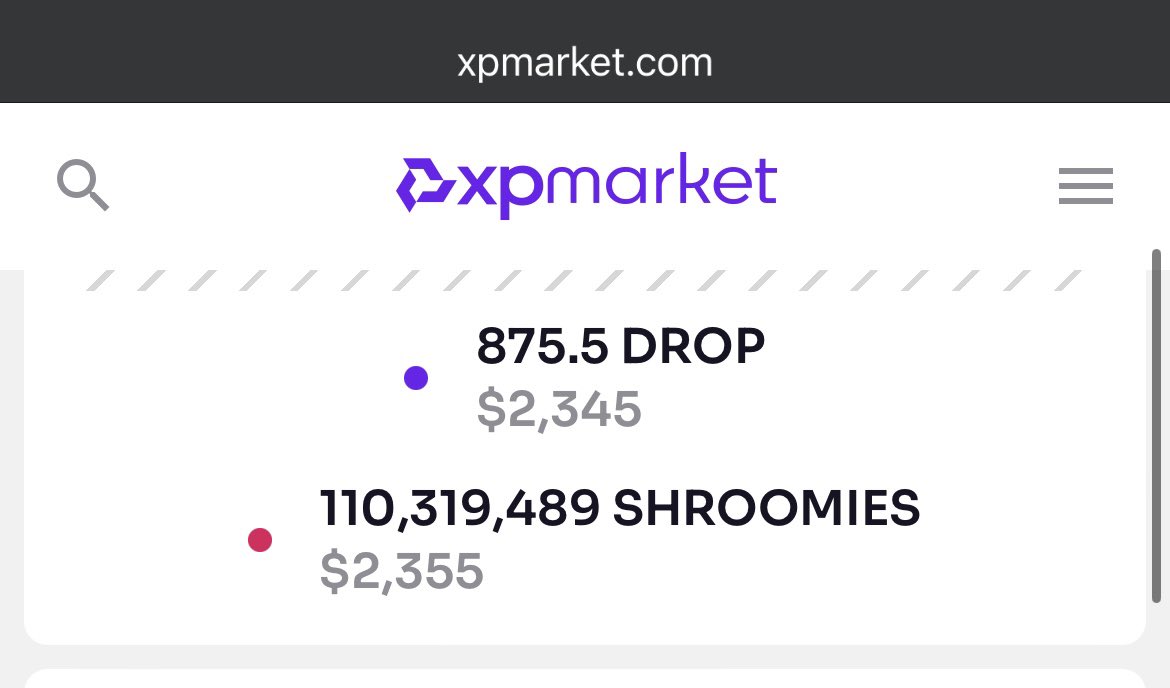 DROP/SHROOMIES pool has already grown to ~$5000 today 💧🍄

Insane. Big up <a href="/ShroomiesXRP/">$SHROOMIES XRP</a> gang.

Deposit here: xpmarket.com/amm/pool/DROP-…
