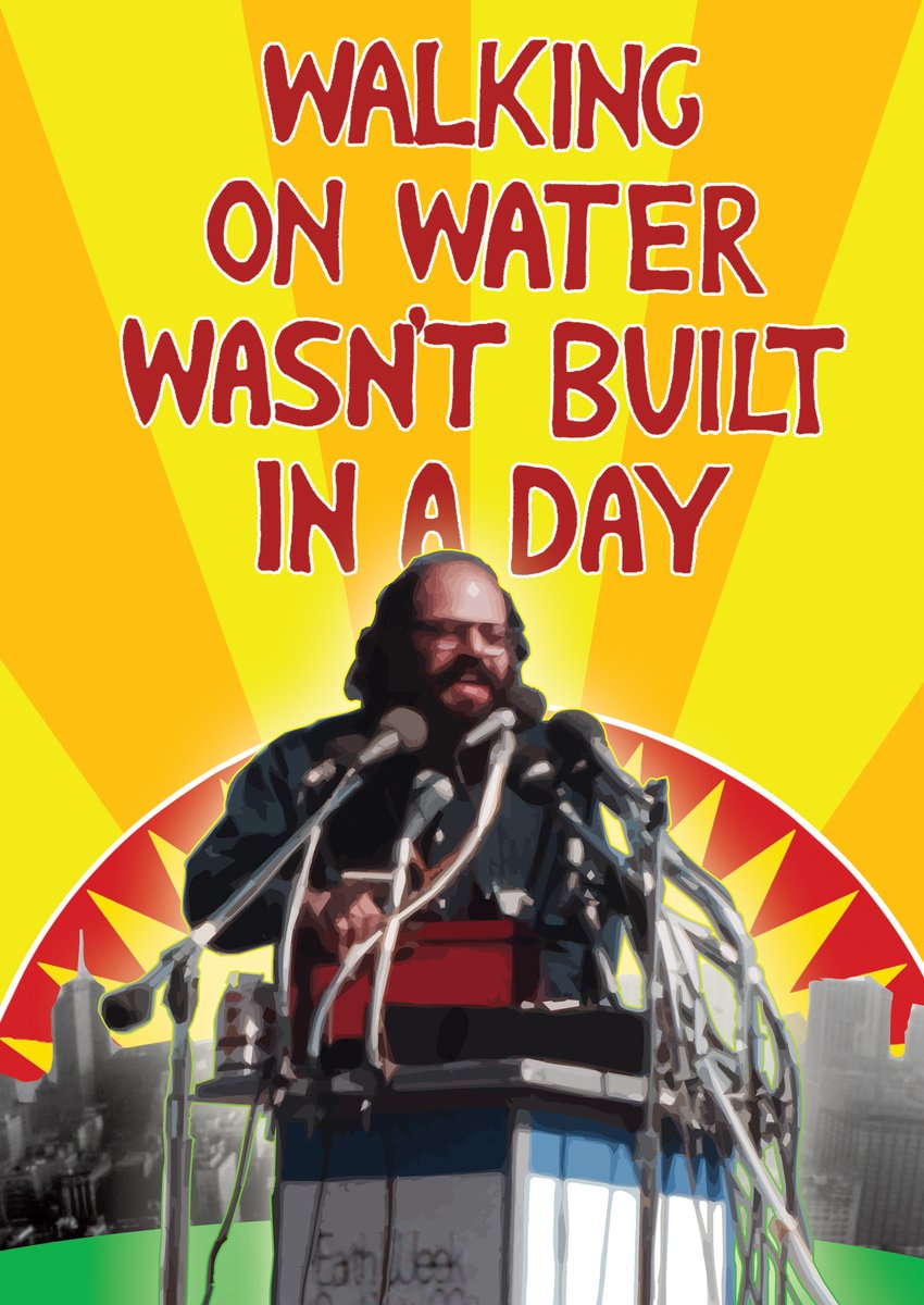 Streaming on Vimeo On Demand, WALKING ON WATER WASN'T BUILT IN A DAY was shot in and around #Philadelphia during the first #EarthDay celebration on April 22, 1970, and features rare footage of Beat poet Allen Ginsberg riffing on American culture + society! vimeo.com/ondemand/walki…