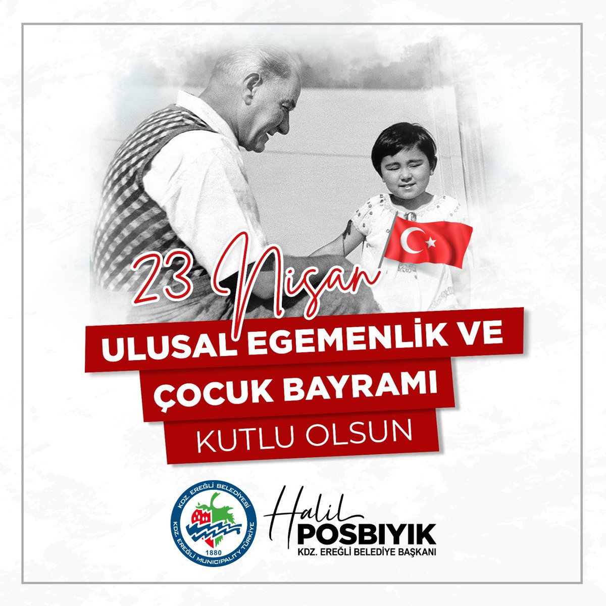 KdzEregliBel's tweet photo. 23 Nisan Ulusal Egemenlik ve Çocuk Bayramı Kutlu olsun.

#23nisanulusalegemenlikveçocukbayramı 🇹🇷 https://t.co/iNGXl7zBbj