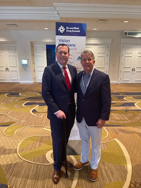 Enjoyed reconnecting with Kentucky AG Russell Coleman [<a href="/kyoag/">Attorney General Russell Coleman</a>] at the Rx and Illicit Drug Summit in Nashville.