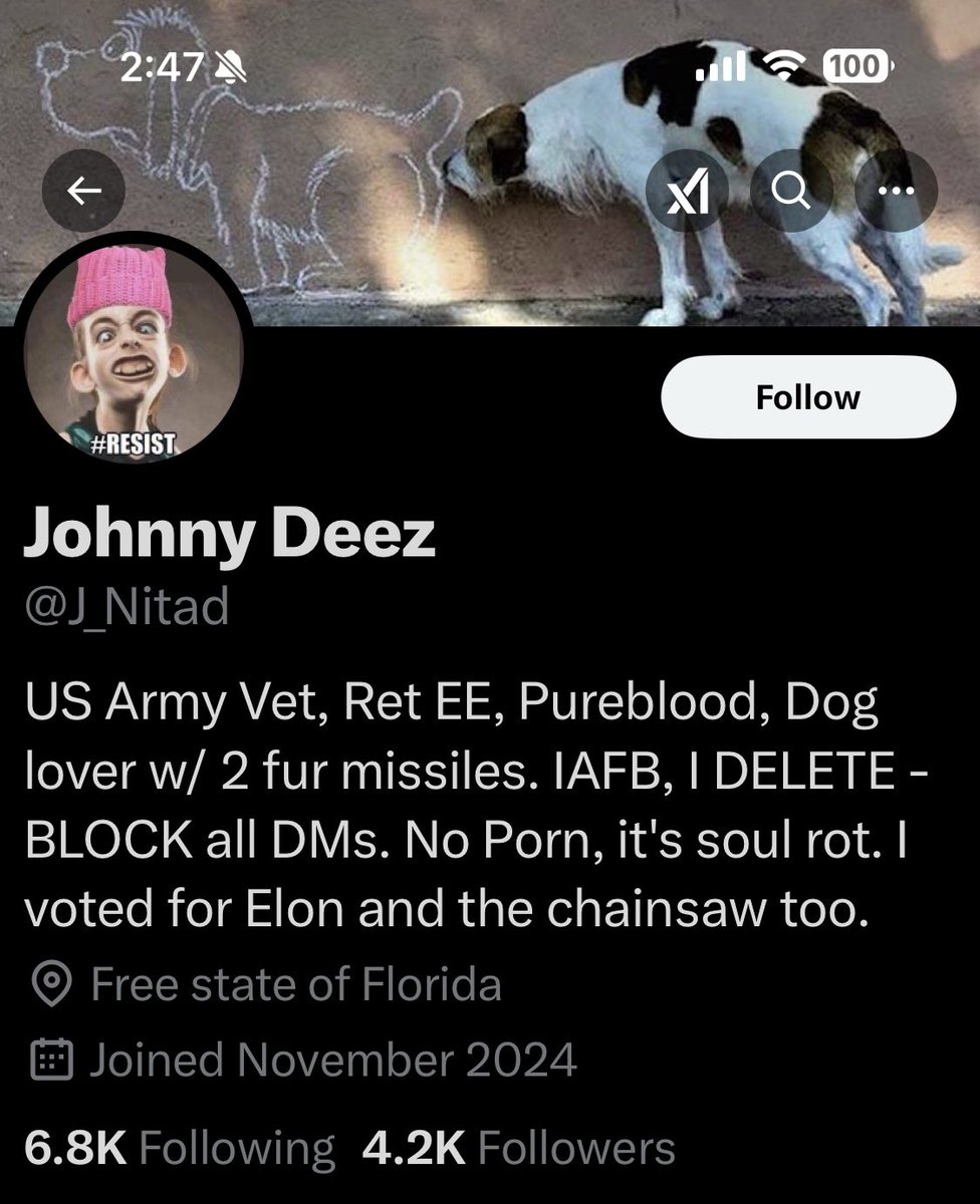 Please give <a href="/J_Nitad/">John Deez</a> a follow and a repost or shoutout to show our gratitude for his service.

US Army Veteran 

Thank you for your service.  We appreciate you.

*These shoutouts are unsolicited and a show of gratitude and respect and are not a request for a follow back.    They