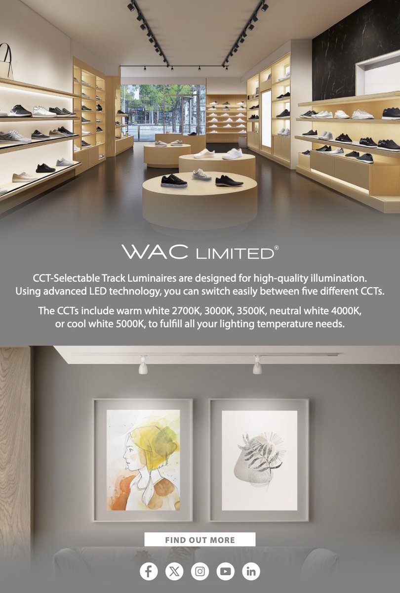 dl_onlinemag's tweet photo. #AD WAC LIMITED luminaires boost value, safety, and style while cutting energy and install costs. Built to last, designed to impress.
Learn more: https://t.co/Dm16i8gzwG
#WACLighting #LightingDesign #ValueEngineering #ResidentialLighting #hospitalitylighting https://t.co/BqOcLvCW9X