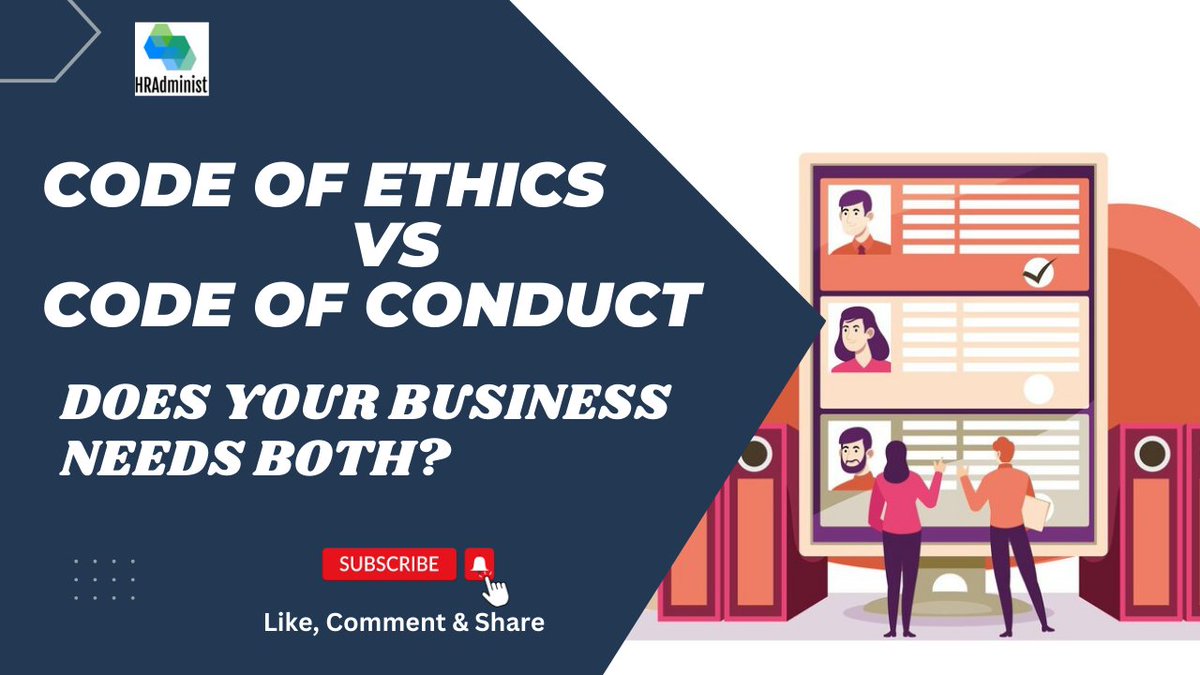 WayHr's tweet photo. The Essential Guide To Code Of Ethics &amp; Code Of Conduct Policy!
https://t.co/tMBYruFa1q
#hradminist #codeofethics #codeofconduct #hrpolicy https://t.co/n72X5Ft79O