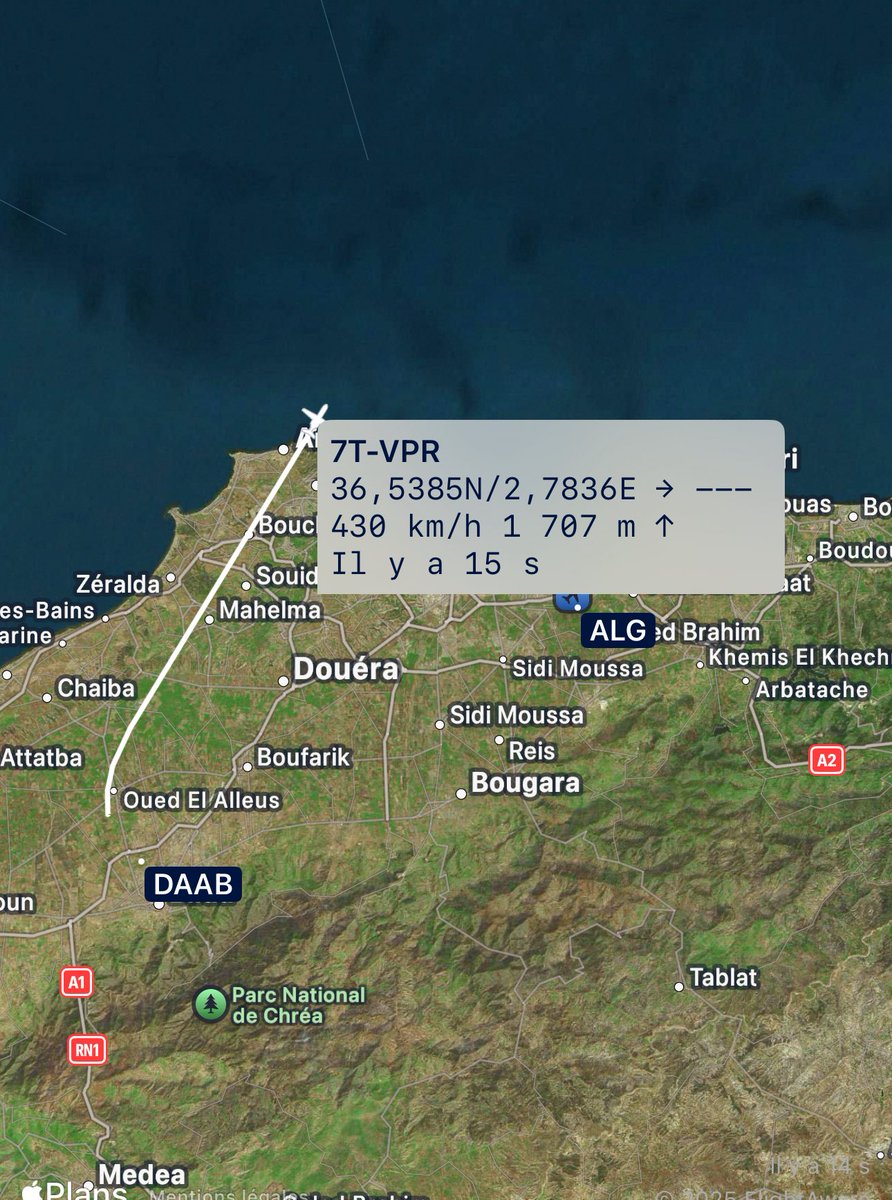 CH_LEBAD's tweet photo. 🕰️18:04 🇩🇿
📍🛫 #DAAB
🛩️ #7TVPR #AAF🇩🇿
🚩 ⬆️. (? ) https://t.co/zsGXG9bM9P