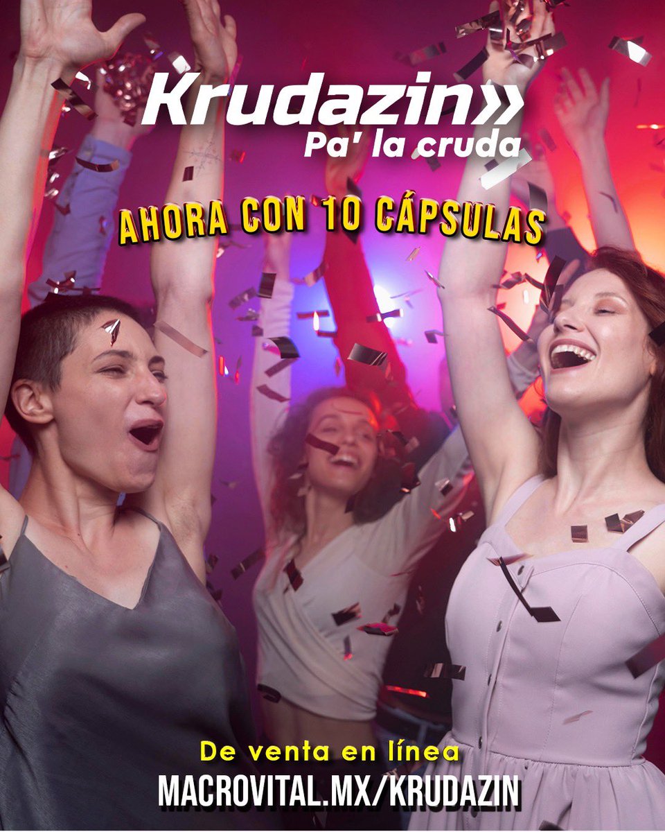 Una noche loca, una mañana tranquila 🌙➡️🌞
Krudazin tiene la fórmula natural que tu cuerpo necesita para recuperarse y volver al 100%. ¡No pauses tu ritmo, solo recárgate!

🔍 Consíguelo en: macrovital.mx/krudazin/
#Krudazin #RecuperaYRepite #EnergíaQueVuelve